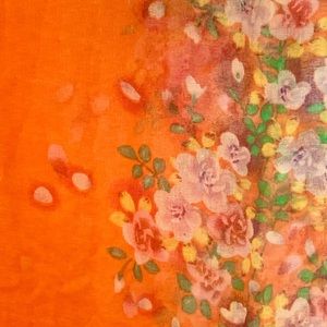 Delicate Floral Scarf